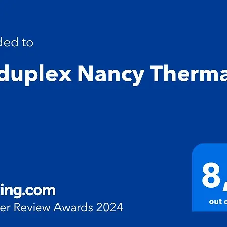 Le Duplex Thermal Apartament Nancy